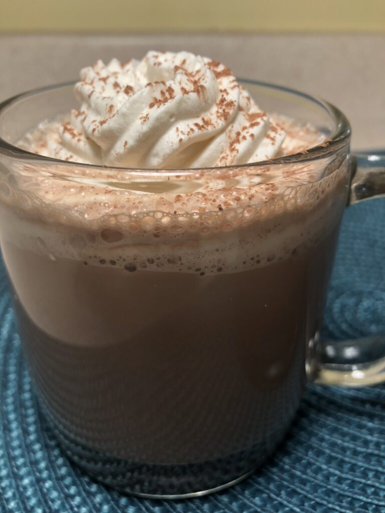 Eggnog RumChata Hot Chocolate