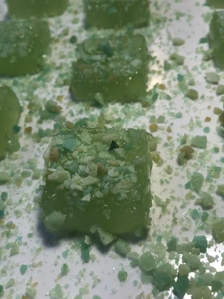 Green Apple Pear Jell-O Shots